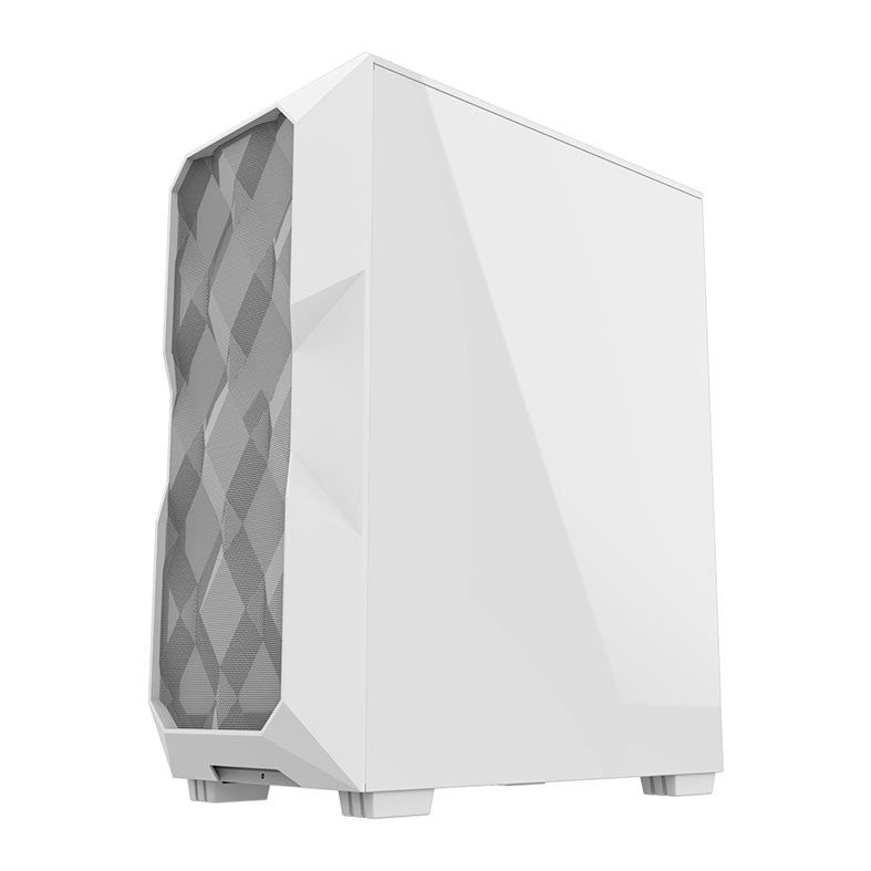 Gabinete Gamer Alseye Big Jony, Mid-Tower, Lateral de Vidro, Branco, BIGJONY-W-ALSEYE