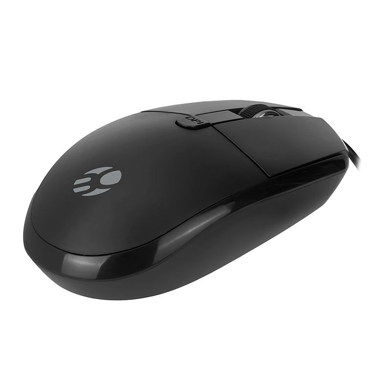 Mouse Bluecase BM112B, 2000DPI, USB, 4 Botoes, Preto, BM112B