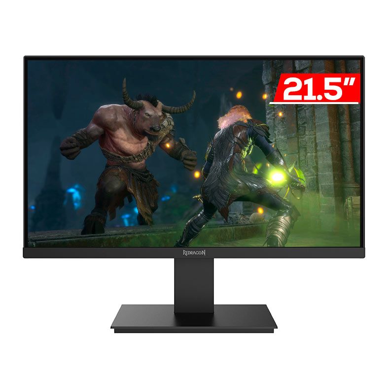 Monitor Gamer Redragon Thugga, 21.5 Pol, VA, FHD, 75Hz, HDMI/VGA, BM21V13
