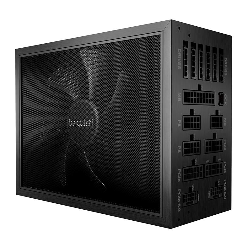 Fonte Be Quiet! Dark Power Pro 13, 1600W, ATX 3.1, PCIe 5.0, Full-Modular, 80 Plus Titanium, Preto, BN501
