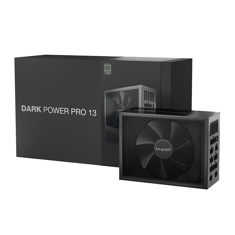 Fonte Be Quiet! Dark Power Pro 13, 1600W, ATX 3.1, PCIe 5.0, Full-Modular, 80 Plus Titanium, Preto, BN501