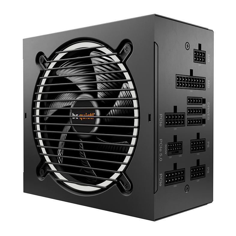 Fonte Be Quiet! Pure Power 12 M, 1200W, ATX 3.0, PCIe 5.0, Full-Modular, 80 Plus Gold, Preto, BN524