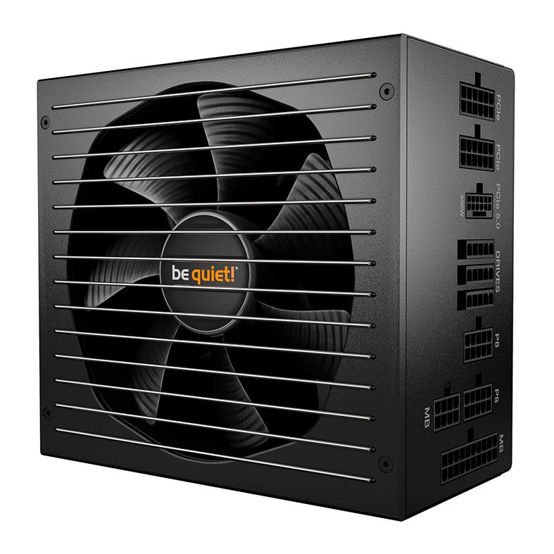 Fonte Be Quiet! Straight Power 12, 1000W, ATX 3.0, PCIe 5.0, Full-Modular, 80 Plus Platinum, Preto, BN527