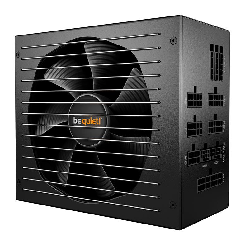 Fonte Be Quiet! Straight Power 12, 1500W, ATX 3.0, PCIe 5.0, Full-Modular, 80 Plus Platinum, Preto, BN529