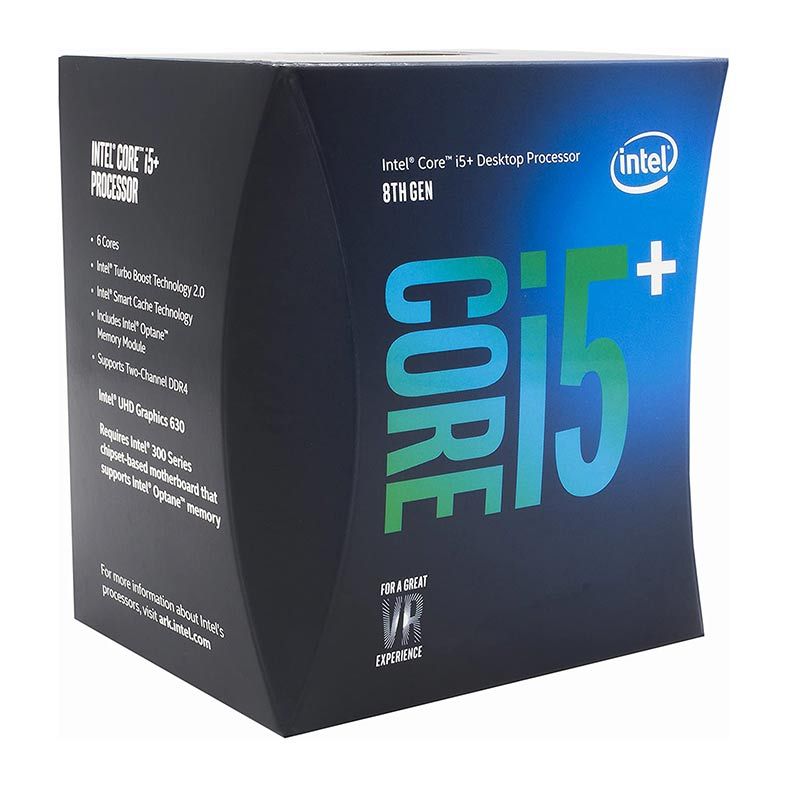 Processador Intel Core i5-8400, 6-Core, 6-Threads, 2.8GHz (4GHz