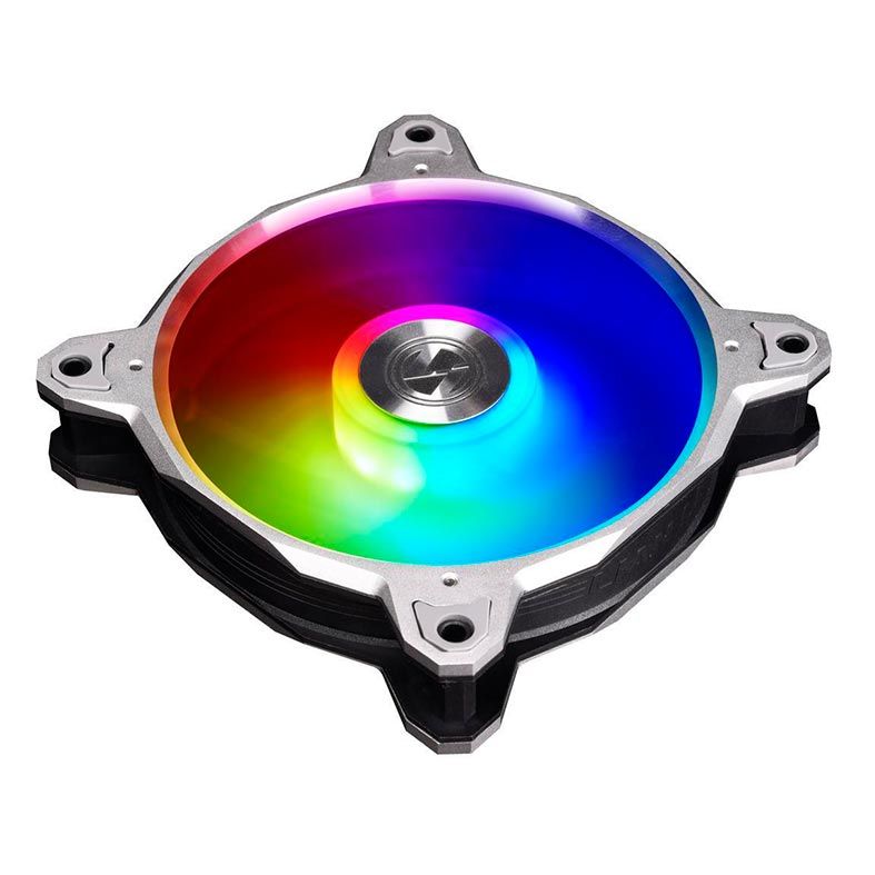 Kit Ventoinhas Lian Li BR Digital RGB Aluminum 3x120mm Prata, BR DIGITAL-3R S