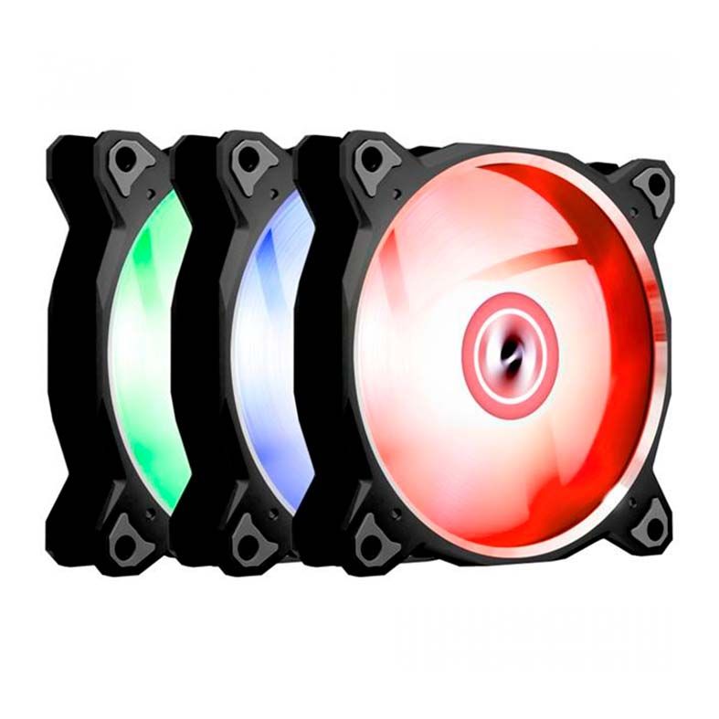 Kit Ventoinhas Lian Li BR Lite 120 RGB PWM Aluminum 3x120mm Preto, BRLITE-120-3-BLACK