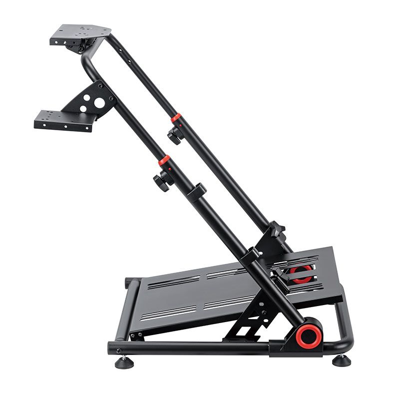 Suporte Para Volante Gamer Brateck Phantom, Simulador de Corrida, Cockpit Dobravel, Com Ajuste, Preto, BRATECK-PHANTOM