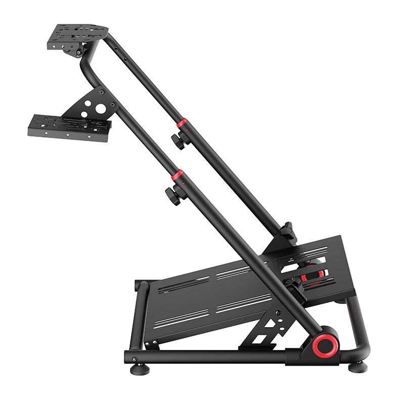 Suporte Para Volante Gamer Brateck Phantom, Simulador de Corrida, Cockpit Dobravel, Com Ajuste, Preto, BRATECK-PHANTOM