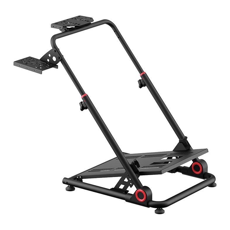 Suporte Para Volante Gamer Brateck Phantom, Simulador de Corrida, Cockpit Dobravel, Com Ajuste, Preto, BRATECK-PHANTOM