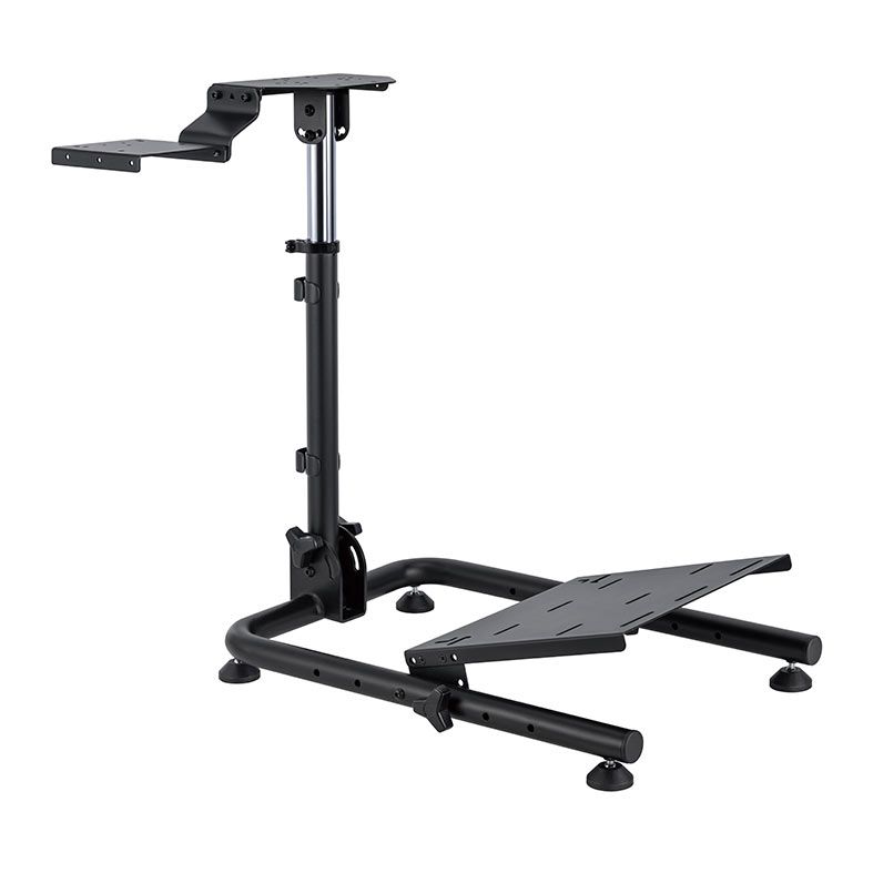 Suporte Para Volante Gamer Brateck Racing, Simulador de Corrida, Cockpit Dobravel, Com Ajuste, Preto, BRATECK-RACING