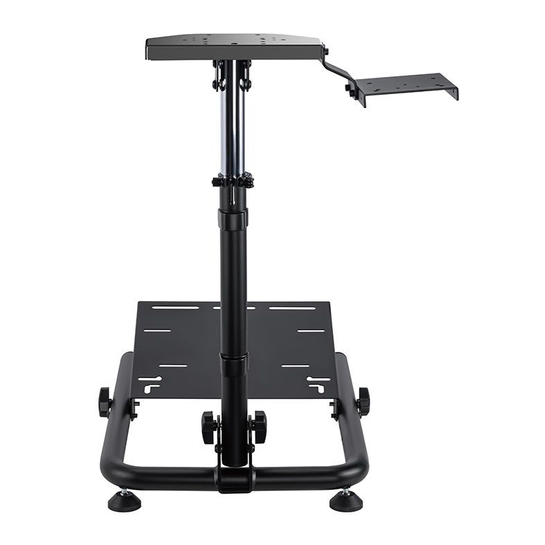 Suporte Para Volante Gamer Brateck Racing, Simulador de Corrida, Cockpit Dobravel, Com Ajuste, Preto, BRATECK-RACING