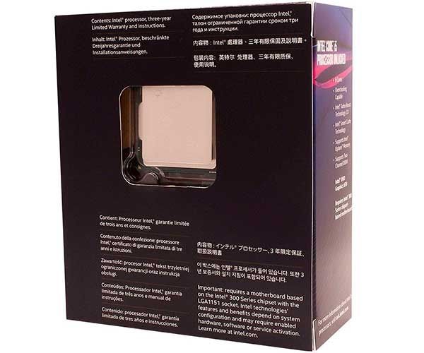 Processador Intel Core i5-8600K Hexa-Core 3.6GHz (4.3GHz Turbo) 9MB Cache LGA1151, BX80684I58600K