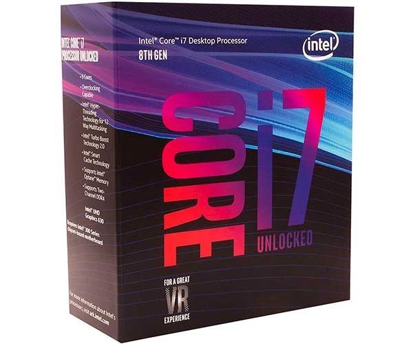 Processador Intel Core i7-8700k Coffee Lake LGA 1151 3.7Ghz 12MB