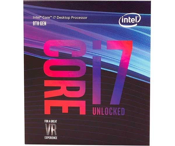 Processador Intel Core i7-8700k Coffee Lake LGA 1151 3.7Ghz 12MB