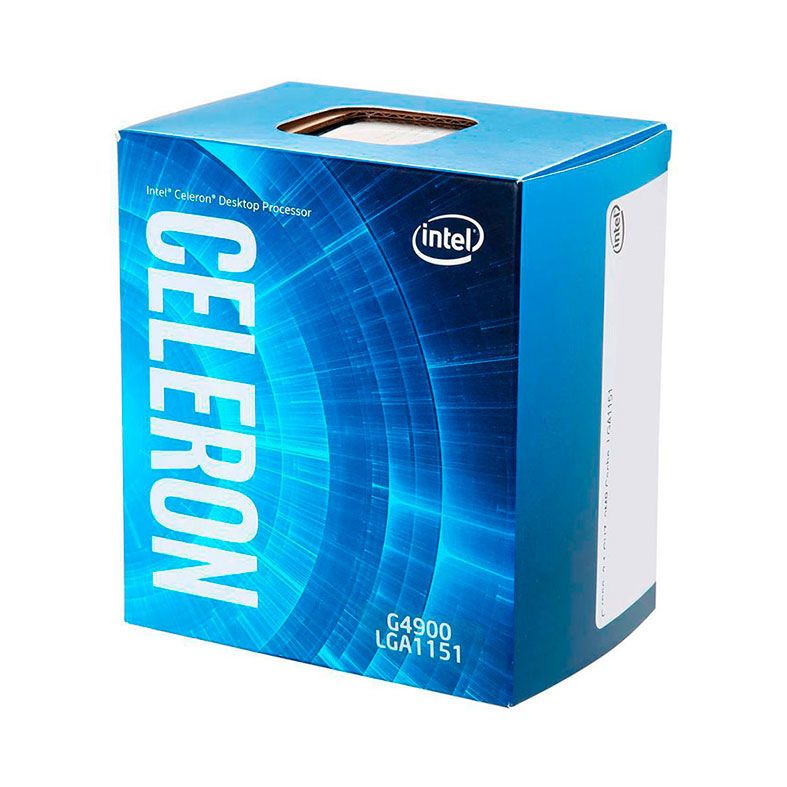 Processador Intel Celeron G4900, 2-Core, 2-Threads, 3.1GHz, Cache 2MB, LGA1151, BX80684G4900