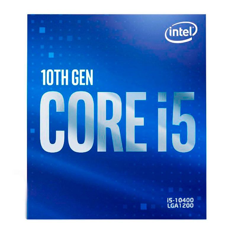 Processador Intel Core i5-10400, 6-Core, 12-Threads, 2.9Ghz (4.3Ghz Turbo), Cache 12MB, LGA1200, BX8070110400-BR