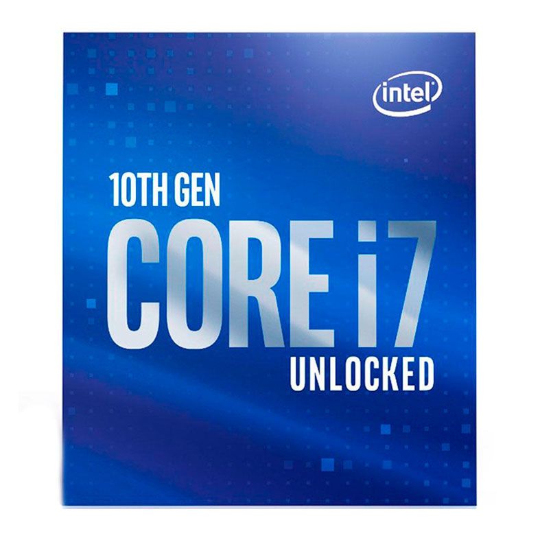 Processador Intel Core i7-10700K, 8-Core, 16-Threads, 3.8GHz (5.1GHz Turbo), Cache 16MB, LGA1200, BX8070110700K