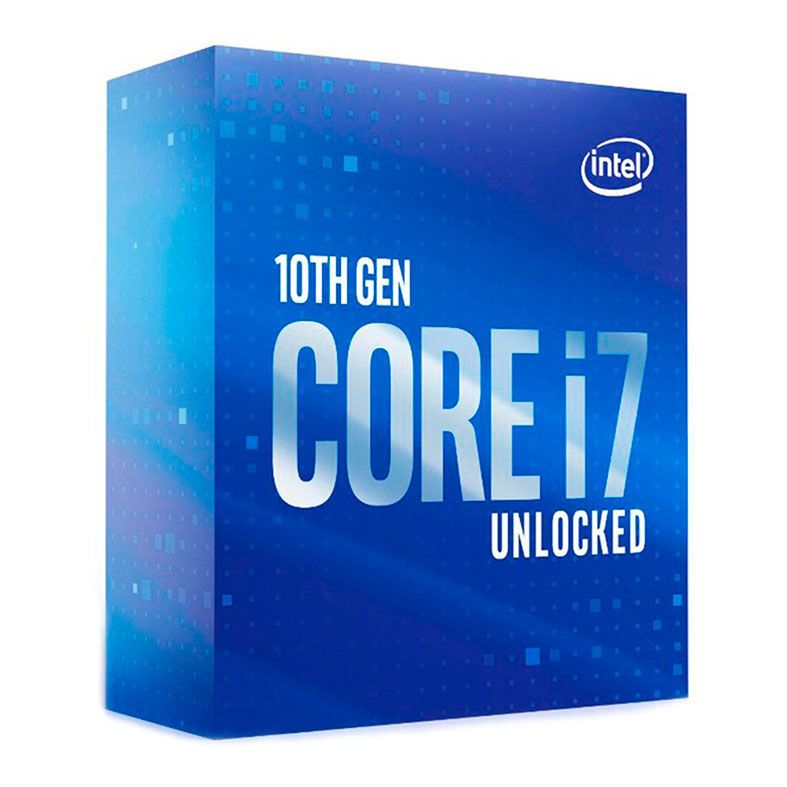 Processador Intel Core i7-10700K, 8-Core, 16-Threads, 3.8GHz (5.1GHz Turbo), Cache 16MB, LGA1200, BX8070110700K