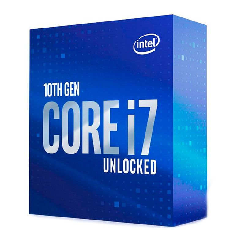 Processador Intel Core i7-10700K, 8-Core, 16-Threads, 3.8GHz (5.1GHz Turbo), Cache 16MB, LGA1200, BX8070110700K