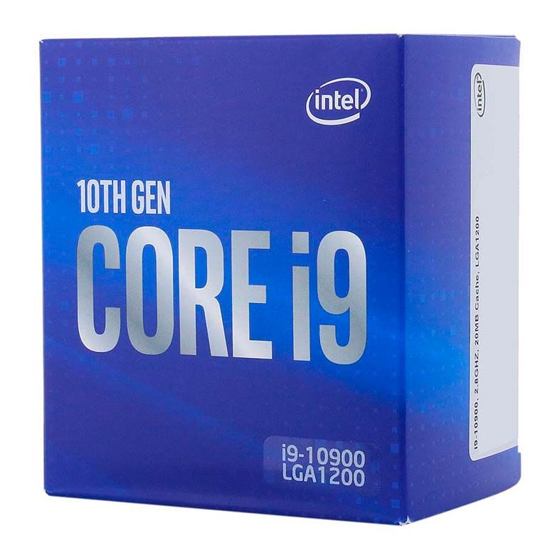 Processador Intel Core i9-10900, 10-Core, 20-Threads, 2.8GHz (5.2GHz Turbo), Cache 20MB, LGA1200, BX8070110900