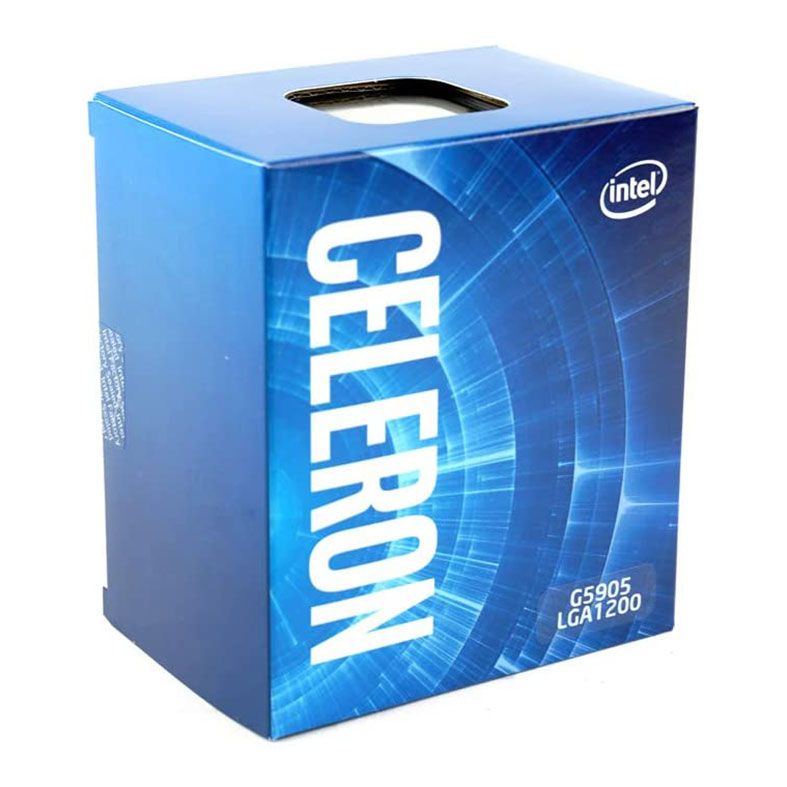 Processador Intel Celeron G5905, 2-Core, 2-Threads, 3.5GHz, Cache 4MB, LGA1200, BX80701G5905