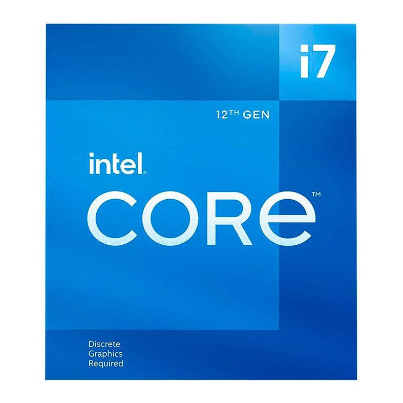Processador Intel Core i7-12700F, 12-Core, 20-Threads, 2.1GHz (4.9GHz Turbo), Cache 25MB, LGA1700, BX8071512700F-BR