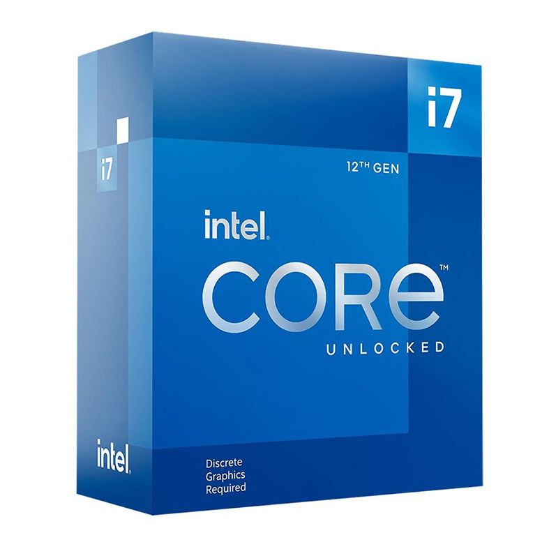 Processador Intel Core i7-12700KF, 12-Core, 20-Threads, 3.6GHz (5.0GHz Turbo), Cache 25MB, LGA1700, BX8071512700KF-BR