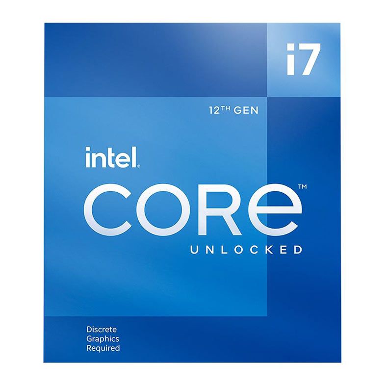 Processador Intel Core i7-12700KF, 12-Core, 20-Threads, 3.6GHz (5.0GHz Turbo), Cache 25MB, LGA1700, BX8071512700KF-BR