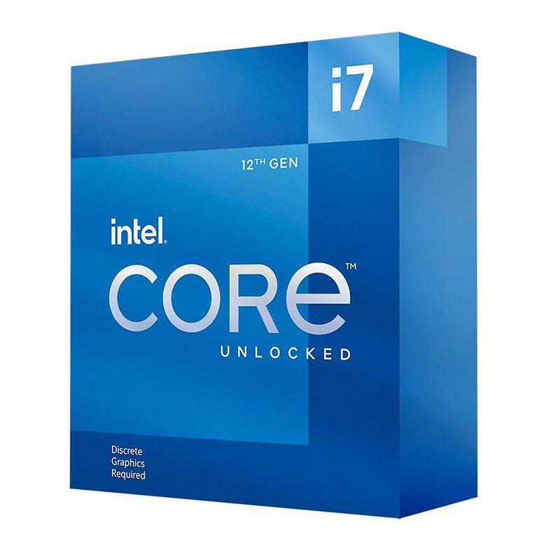 Processador Intel Core i7-12700KF, 12-Core, 20-Threads, 3.6GHz (5.0GHz Turbo), Cache 25MB, LGA1700, BX8071512700KF-BR