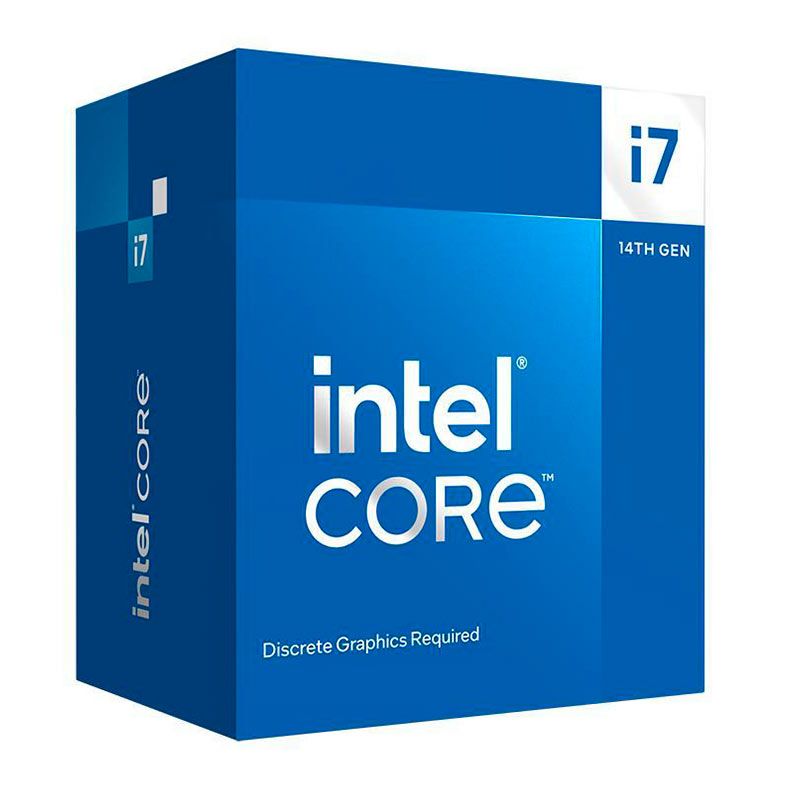 Processador Intel Core i7-14700F, 20-Core, 28-Threads, 3.4GHz (5.4GHz Turbo), Cache 33MB, LGA1700, BX8071514700F-BR