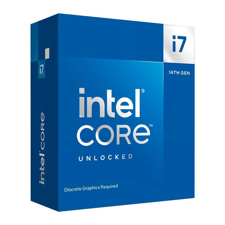CPU intel Core i7 14700KF Processador Intel Core i7-14700KF, 20-Core, 28-Threads, 3.4GHz