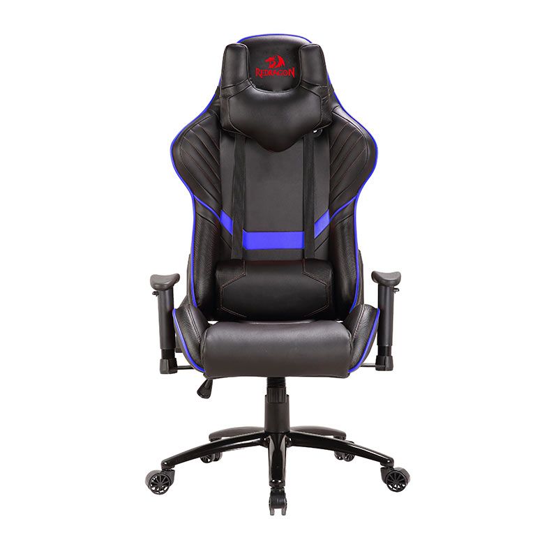 Cadeira Gamer Redragon Coeus C201, Preta e Azul, C201-BB