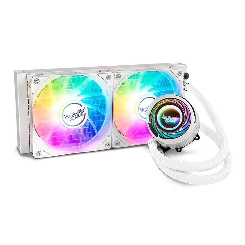 Water Cooler Valkyrie Jarn C280, RGB, 280mm, Branco, C280-RGB-WH