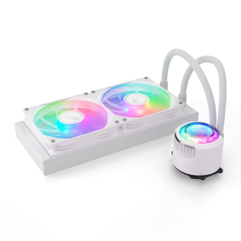 Water Cooler Valkyrie Jarn C280, RGB, 280mm, Branco, C280-RGB-WH