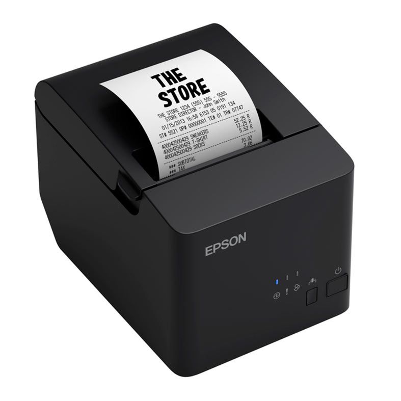 Impressora Termica Epson TM-T20X, USB, Bivolt, Preta, C31CH26031