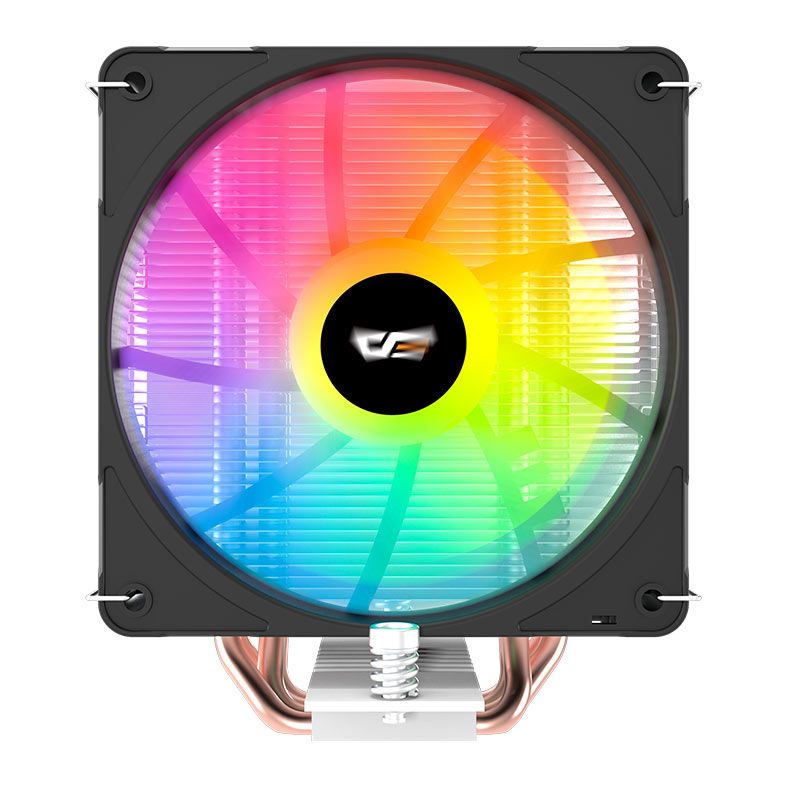 Cooler Para Processador Aigo Darkflash C400, ARGB, 120mm, Preto, C400-BK