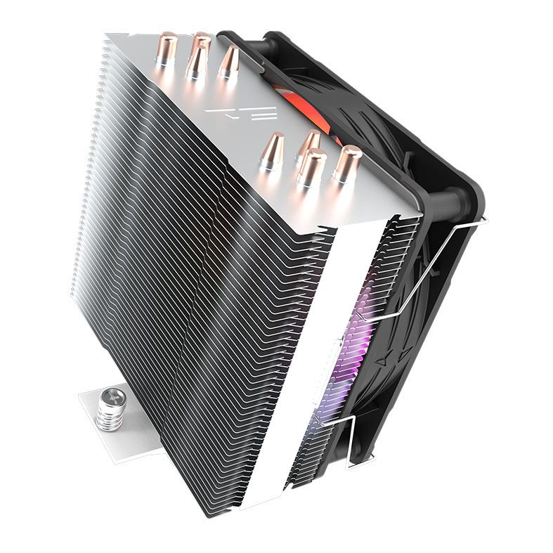 Cooler Para Processador Aigo Darkflash C400, ARGB, 120mm, Preto, C400-BK