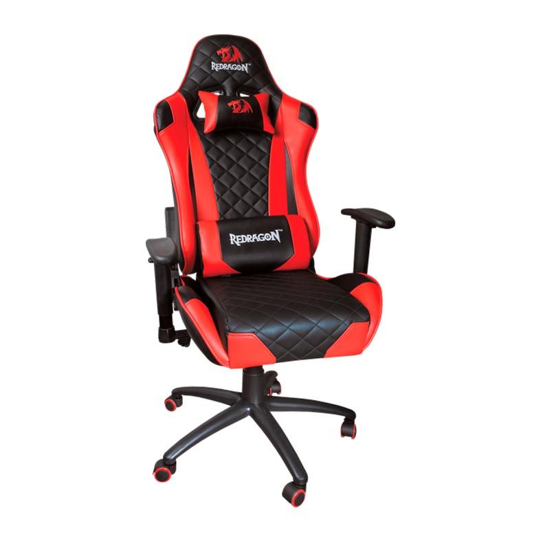 Cadeira Gamer Redragon King of War C601 Preta/Vermelha, C601-BR