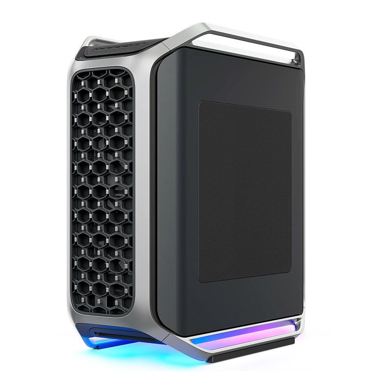 Gabinete Gamer Cooler Master Cosmos Alpha, Full-Tower, Lateral de Vidro, Preto e Prata, C700-KGNN-S00