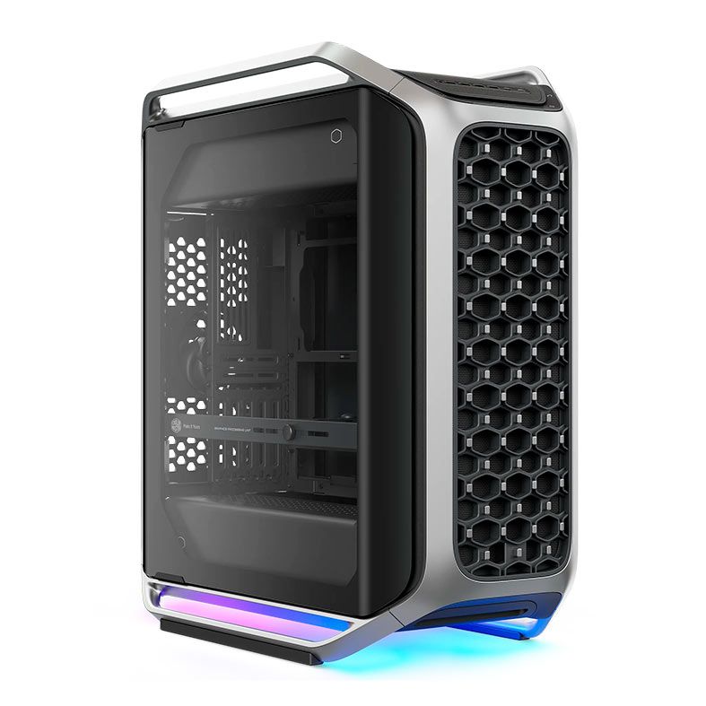 Gabinete Gamer Cooler Master Cosmos Alpha, Full-Tower, Lateral de Vidro, Preto e Prata, C700-KGNN-S00