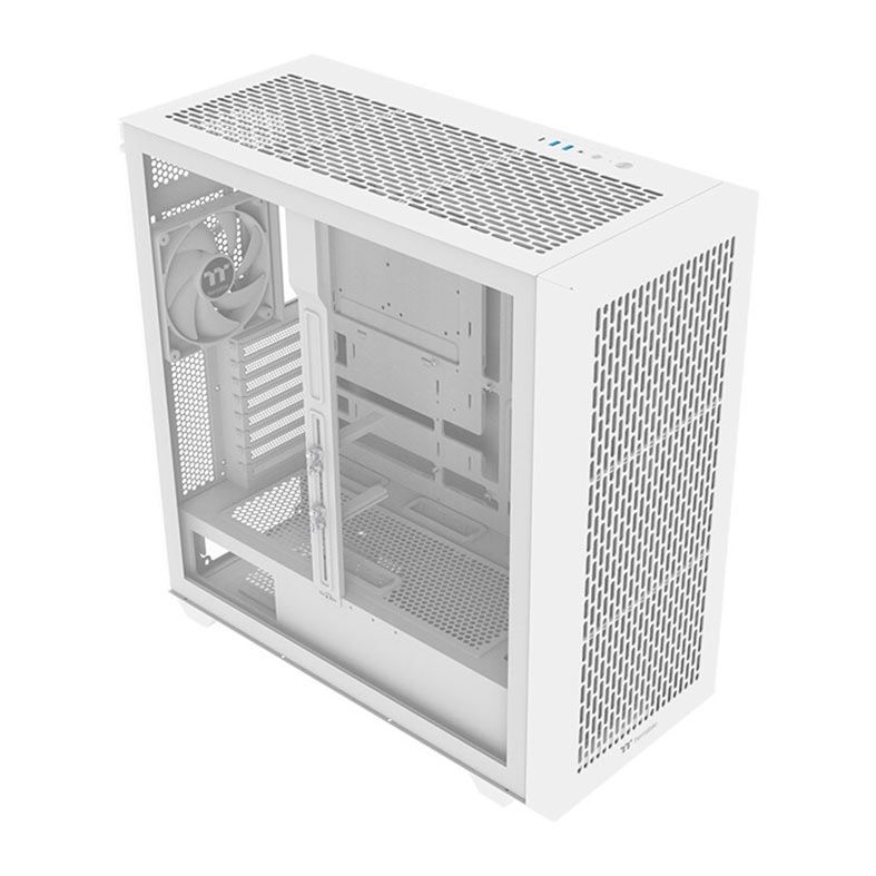 Gabinete Gamer Thermaltake AX500 Full Tower Snow, ARGB, Full-Tower, Lateral de Vidro, Branco, CA-11D-00F6WN-00