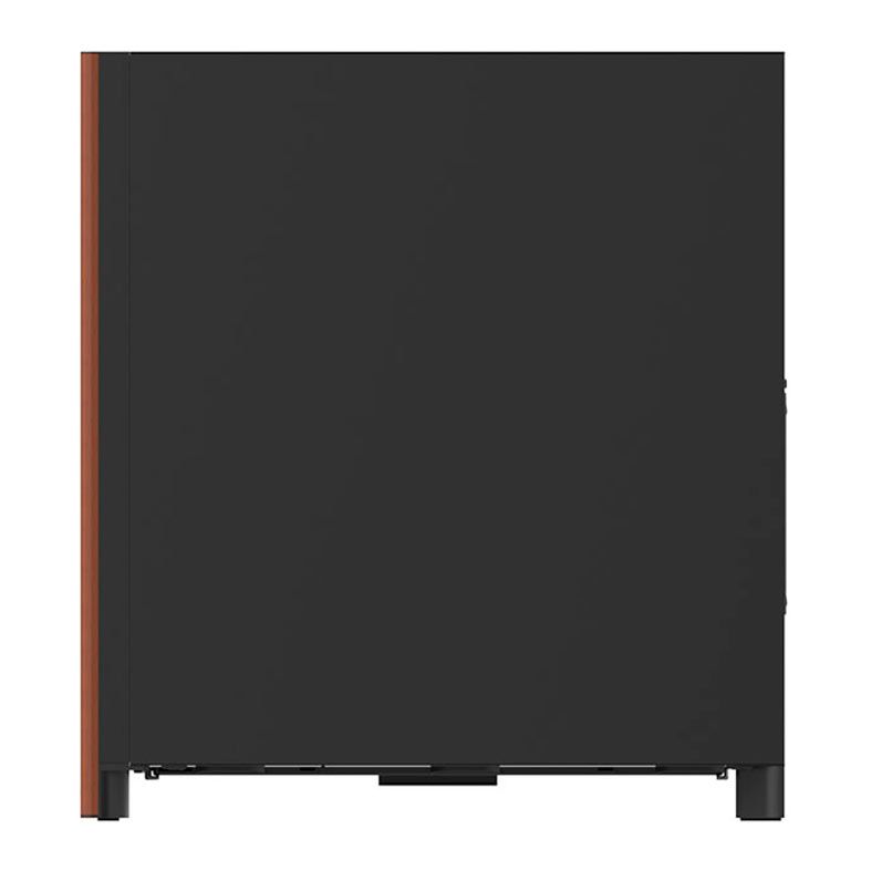 Gabinete Gamer Thermaltake S370 Wood Style, Mid-Tower, Lateral de Vidro, Preto, CA-11J-00M1WN-00