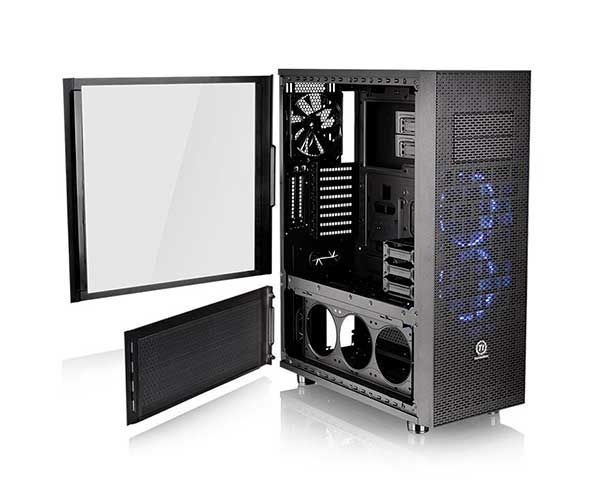 Gabinete Thermaltake Core X71 TG Vidro Temperado Preto, CA-1F8-00M1WN-02