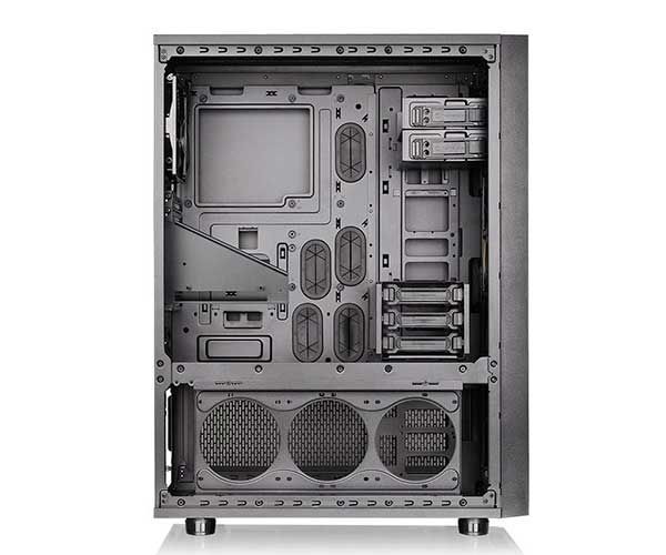 Gabinete Thermaltake Core X71 TG Vidro Temperado Preto, CA-1F8-00M1WN-02