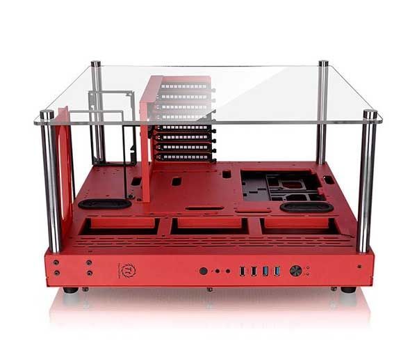 Gabinete Thermaltake Core P3 Vermelho, CA-1G4-00M3WN-01