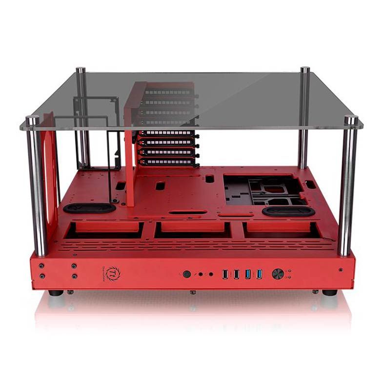 Gabinete Thermaltake Core P3 TG Red Edition Window, CA-1G4-00M3WN-03
