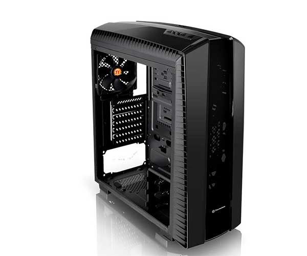 Gabinete Thermaltake Versa N27 Preto Com LED Azul, CA-3H6-50M1WU-01 + Fonte Smart White 500W 80Plus