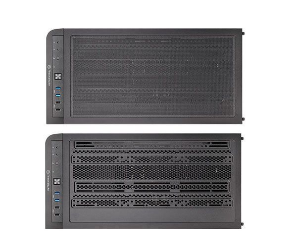 Gabinete Thermaltake View 31 TG LED Azul, CA-1H8-00M1WN-00