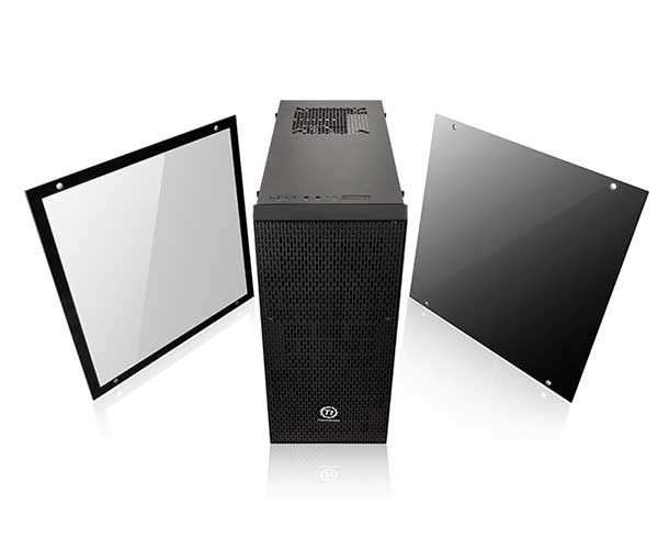 Gabinete Thermaltake Core G21 TG Preto, CA-1I4-00M1WN-00
